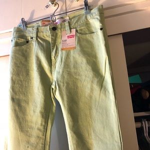 Green Levi’s Jeans